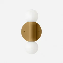 Schoolhouse Cylinder Double Sconce Outlet