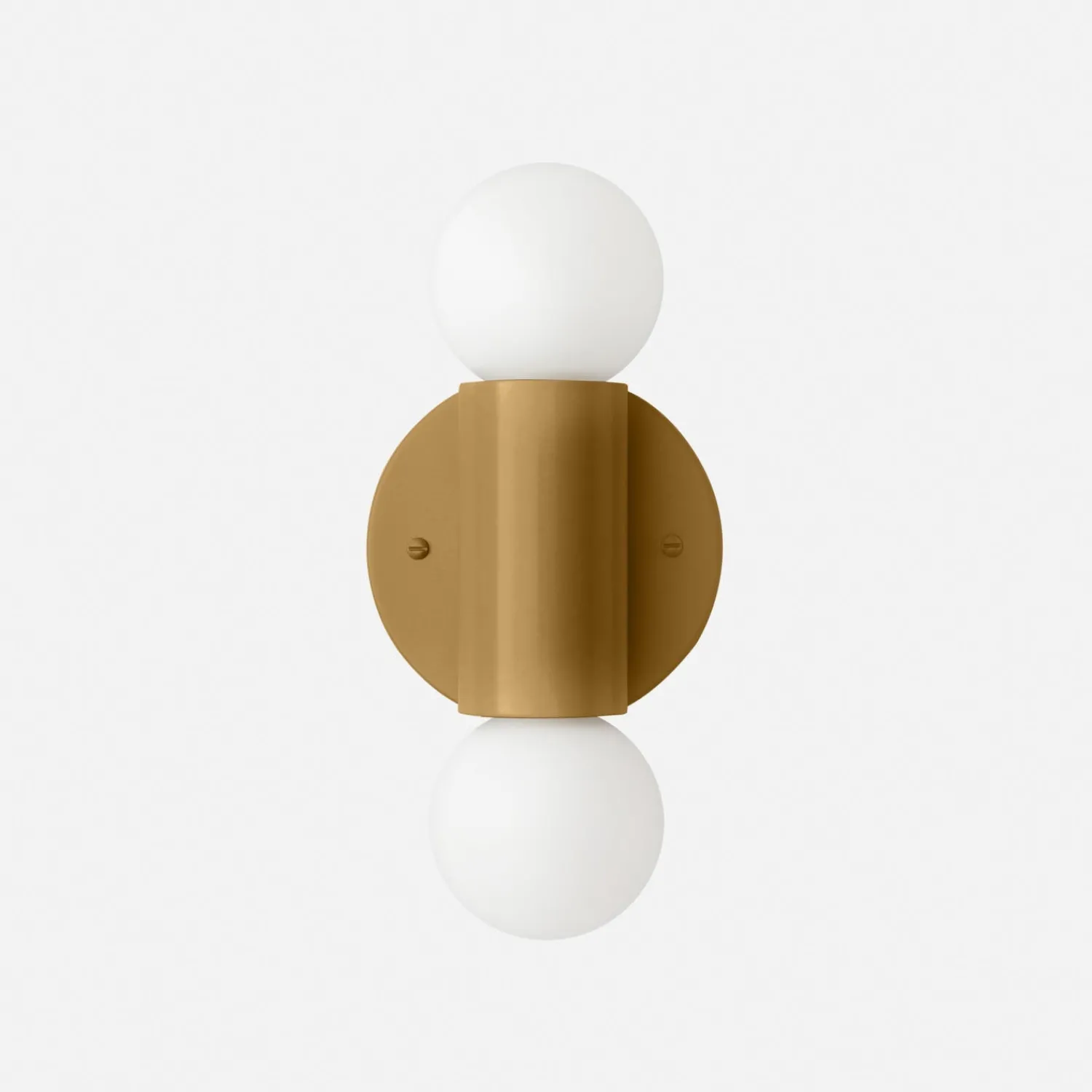Schoolhouse Cylinder Double Sconce Outlet