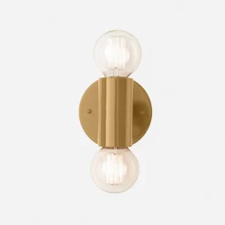 Schoolhouse Cylinder Double Sconce Outlet