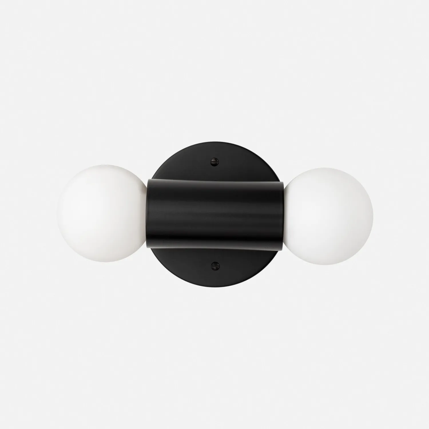 Schoolhouse Cylinder Double Sconce Outlet