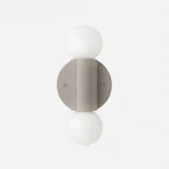 Schoolhouse Cylinder Double Sconce Outlet