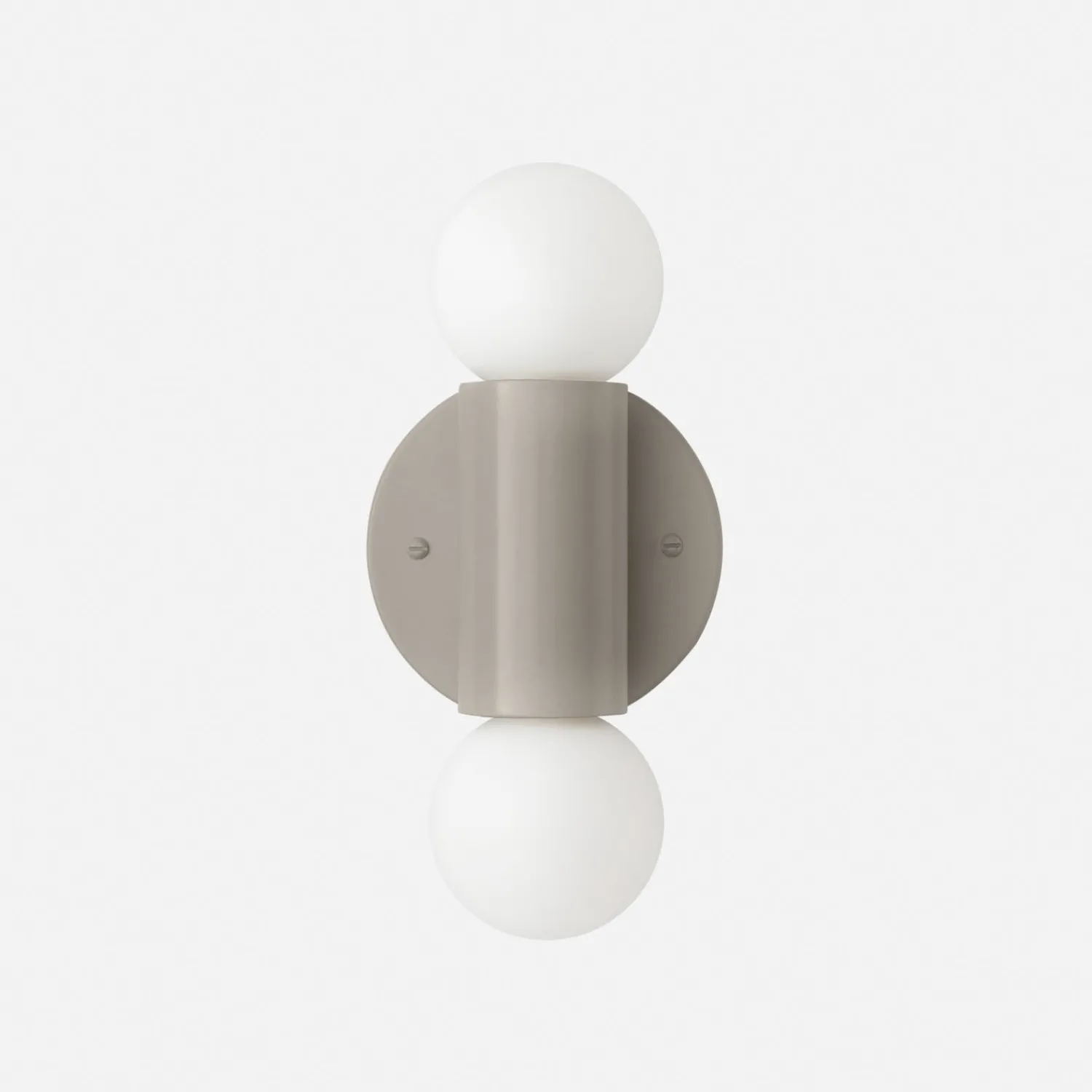 Schoolhouse Cylinder Double Sconce Outlet