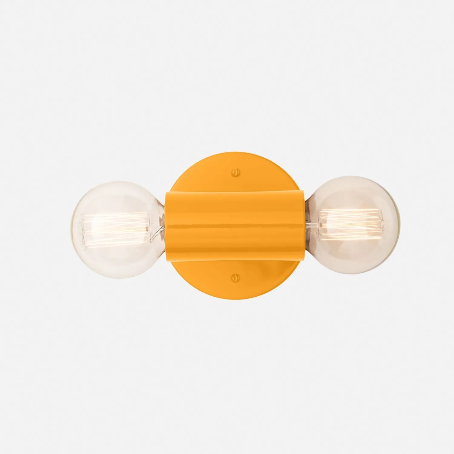 Schoolhouse Cylinder Double Sconce Outlet