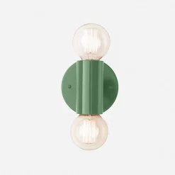 Schoolhouse Cylinder Double Sconce Outlet