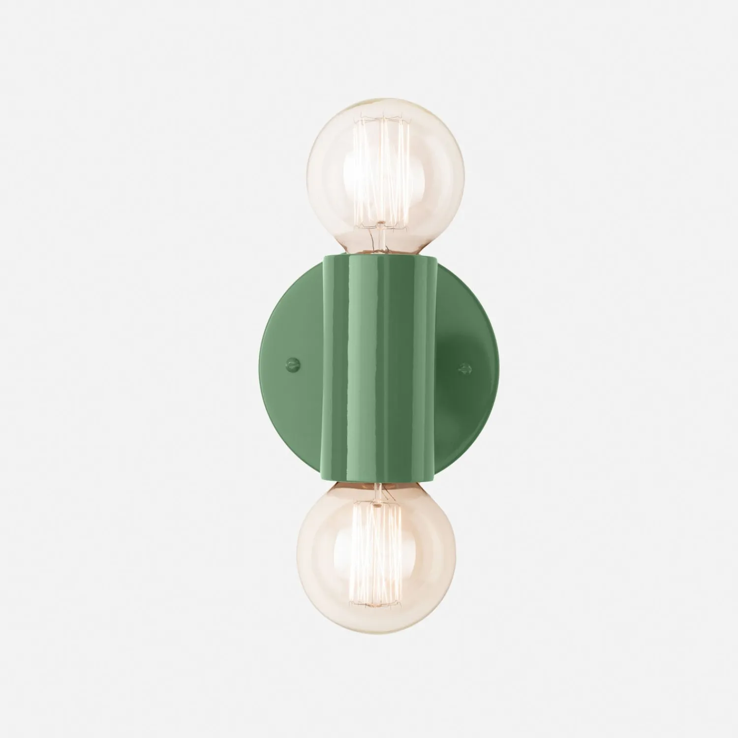 Schoolhouse Cylinder Double Sconce Outlet