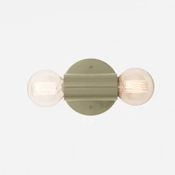 Schoolhouse Cylinder Double Sconce Outlet