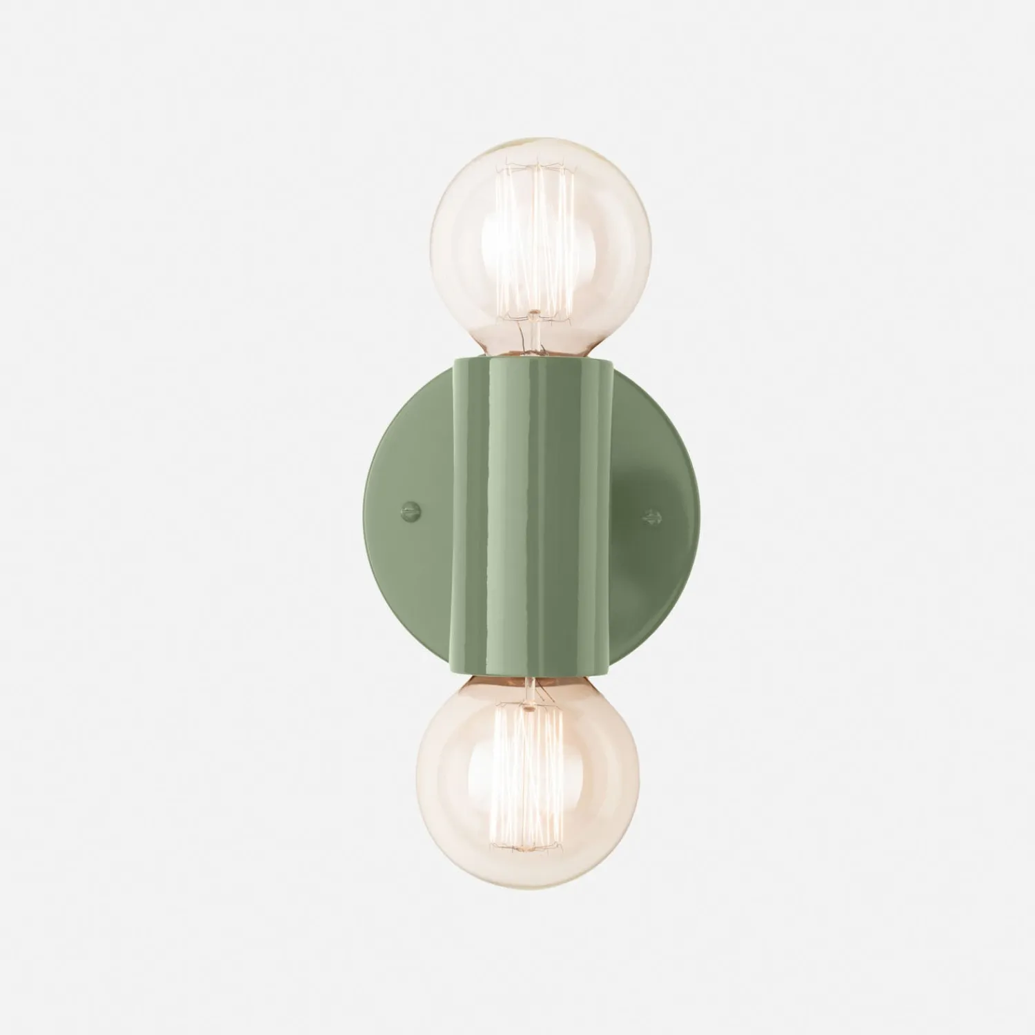 Schoolhouse Cylinder Double Sconce Outlet
