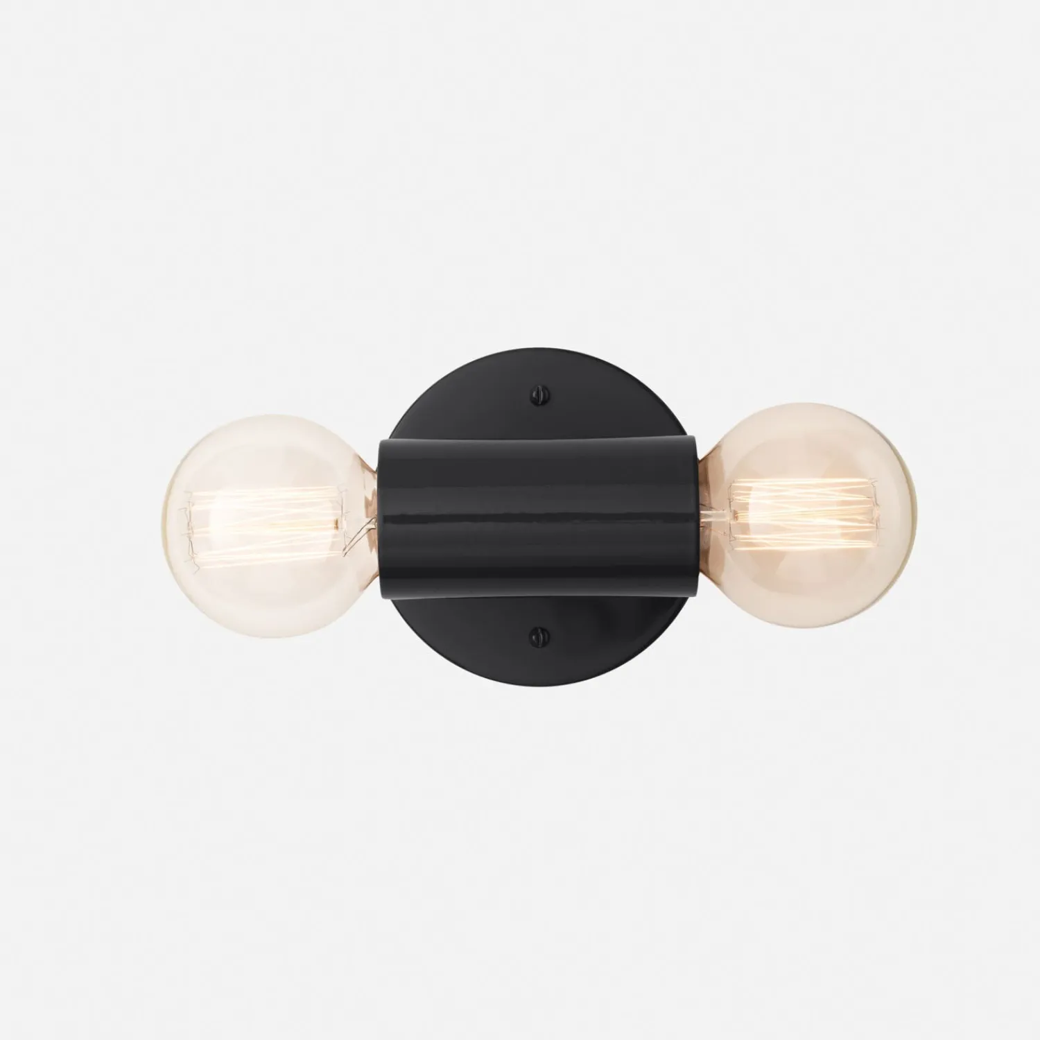 Schoolhouse Cylinder Double Sconce Outlet