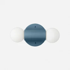 Schoolhouse Cylinder Double Sconce Outlet