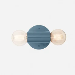 Schoolhouse Cylinder Double Sconce Outlet