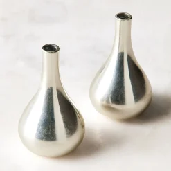 Schoolhouse Dansk Silver Onion Candle Holders, Set of 2 Sale