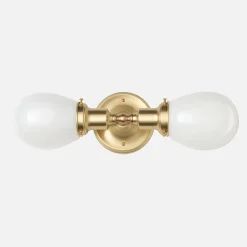 Schoolhouse Davis Double Sconce 2.25