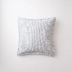 Schoolhouse Diamond Ticking Quilted Pillow Sham Best