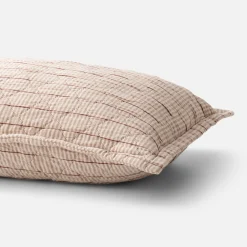 Schoolhouse Diamond Ticking Quilted Pillow Sham Best