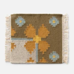 Schoolhouse Flora Wool Flatweave Rug Sale