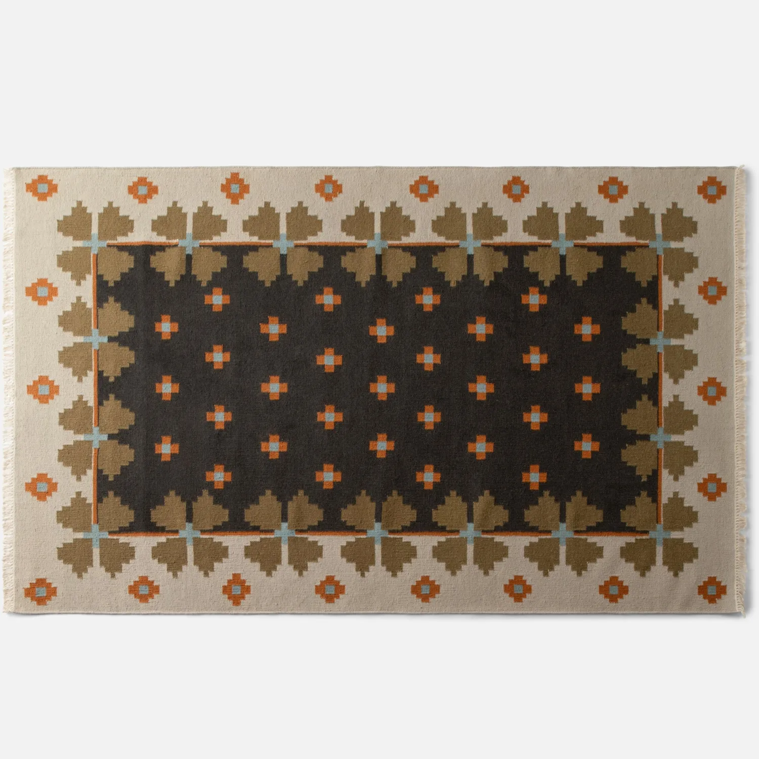 Schoolhouse Flora Wool Flatweave Rug Sale