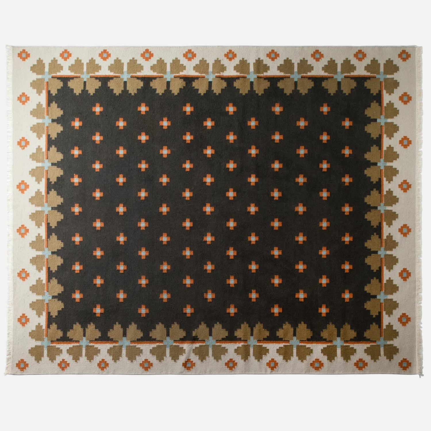 Schoolhouse Flora Wool Flatweave Rug Sale