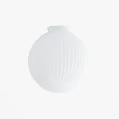 Schoolhouse Fluted Globe Shade Outlet