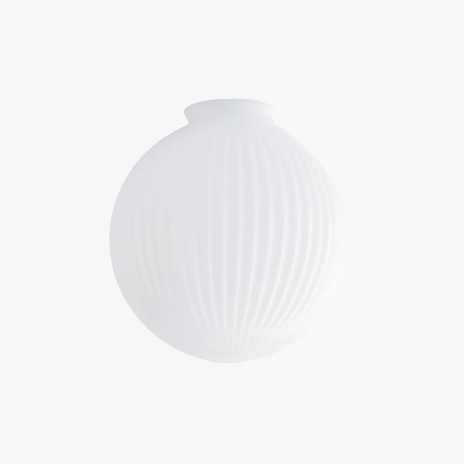 Schoolhouse Fluted Globe Shade Outlet