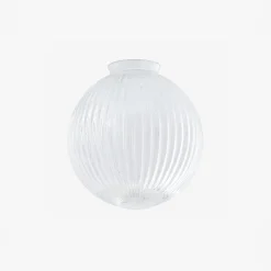 Schoolhouse Fluted Globe Shade Outlet