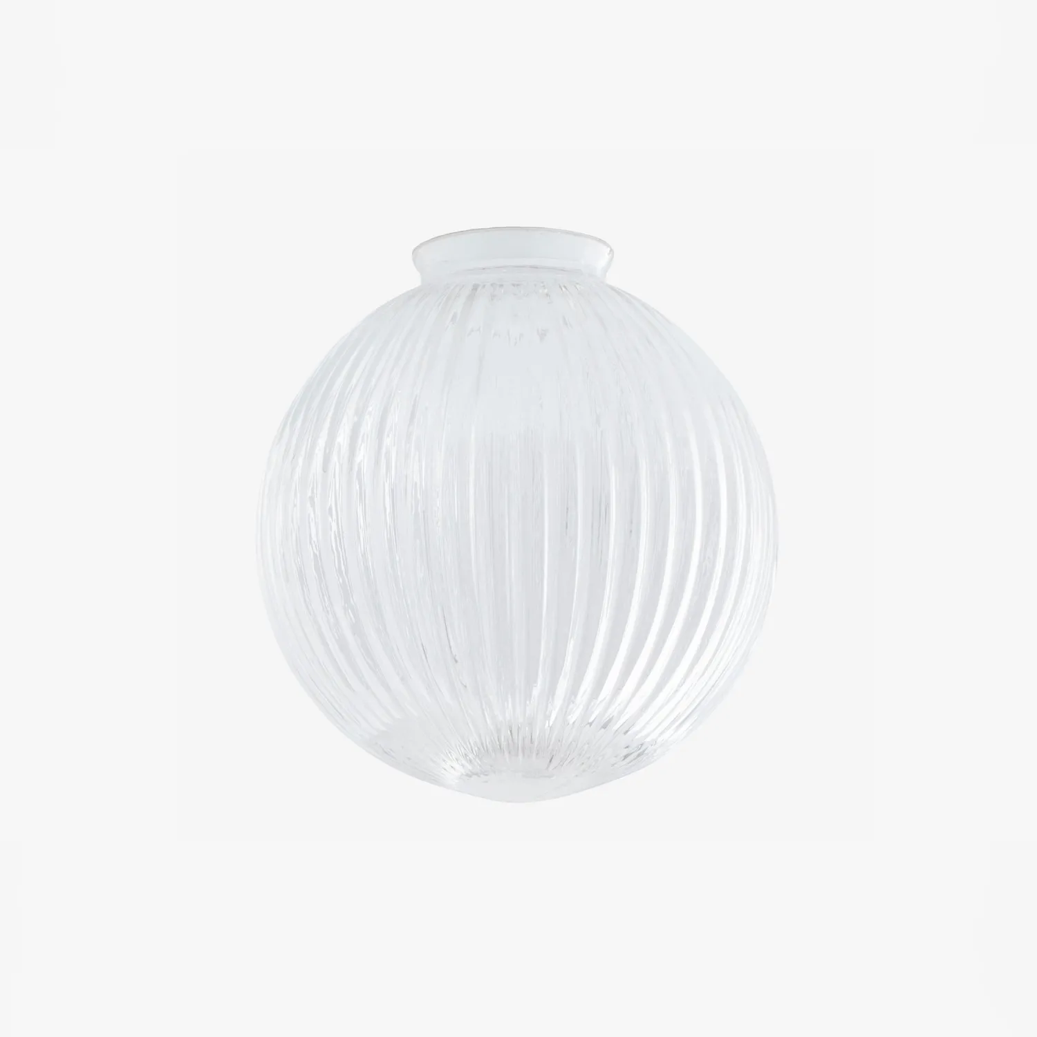 Schoolhouse Fluted Globe Shade Outlet