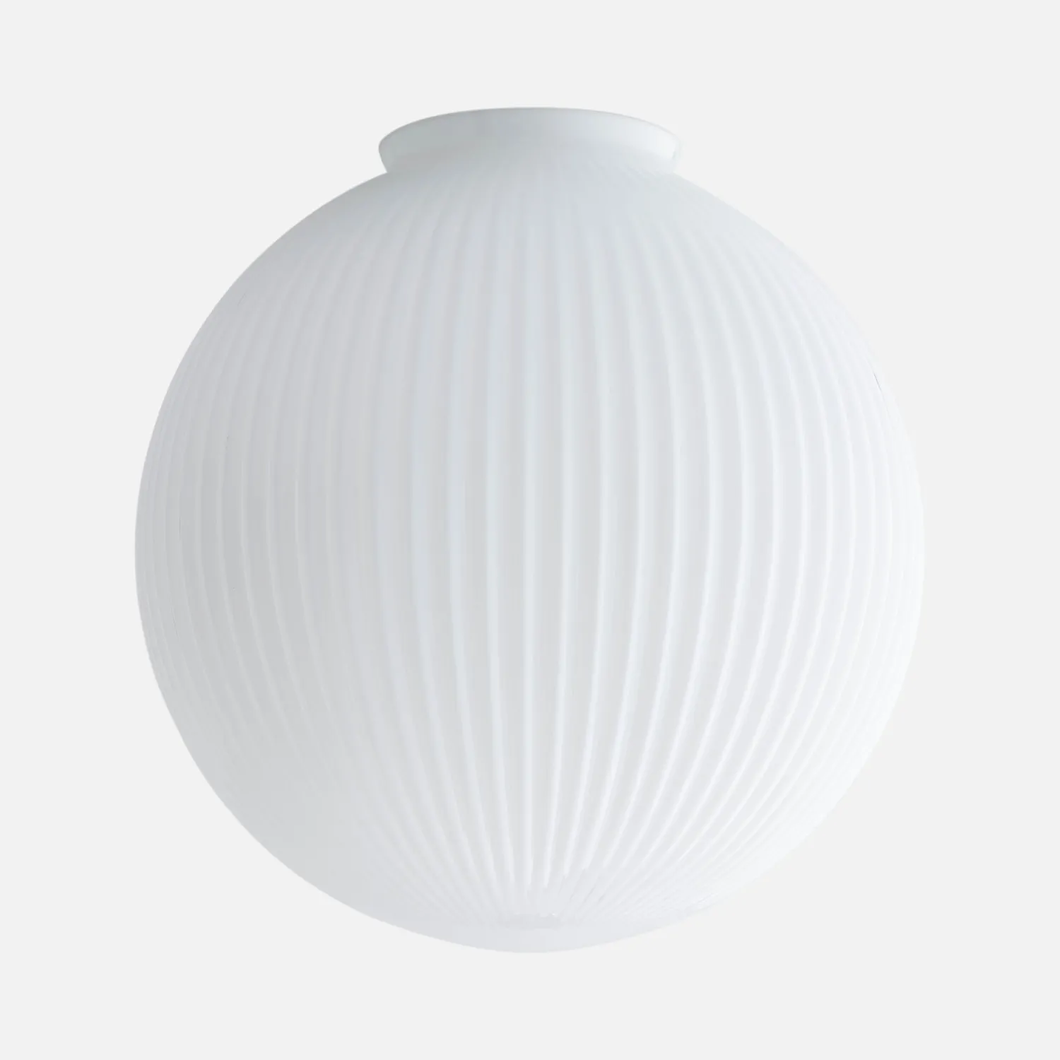 Schoolhouse Fluted Globe Shade Outlet