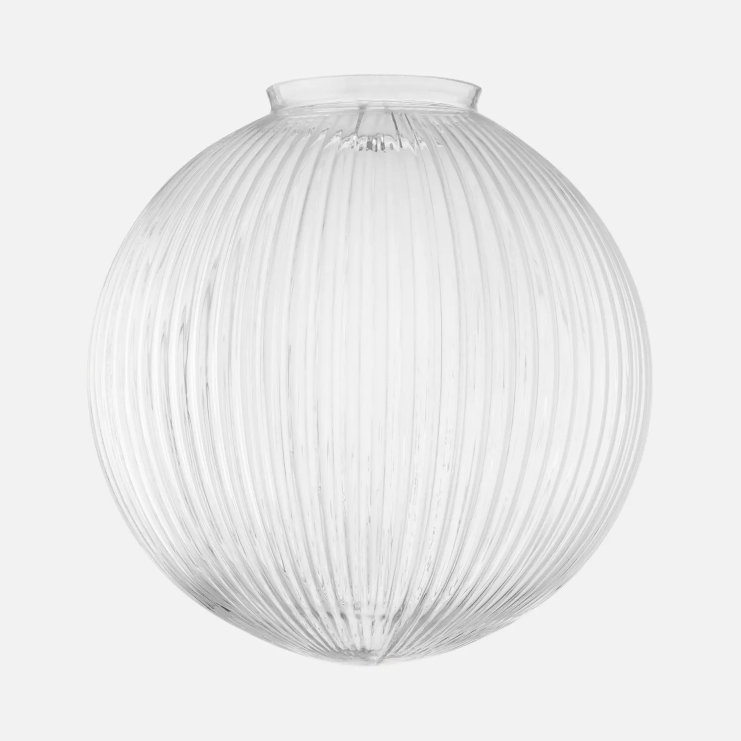 Schoolhouse Fluted Globe Shade Outlet
