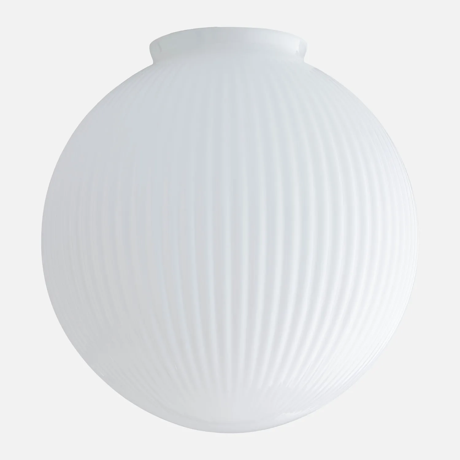 Schoolhouse Fluted Globe Shade Outlet