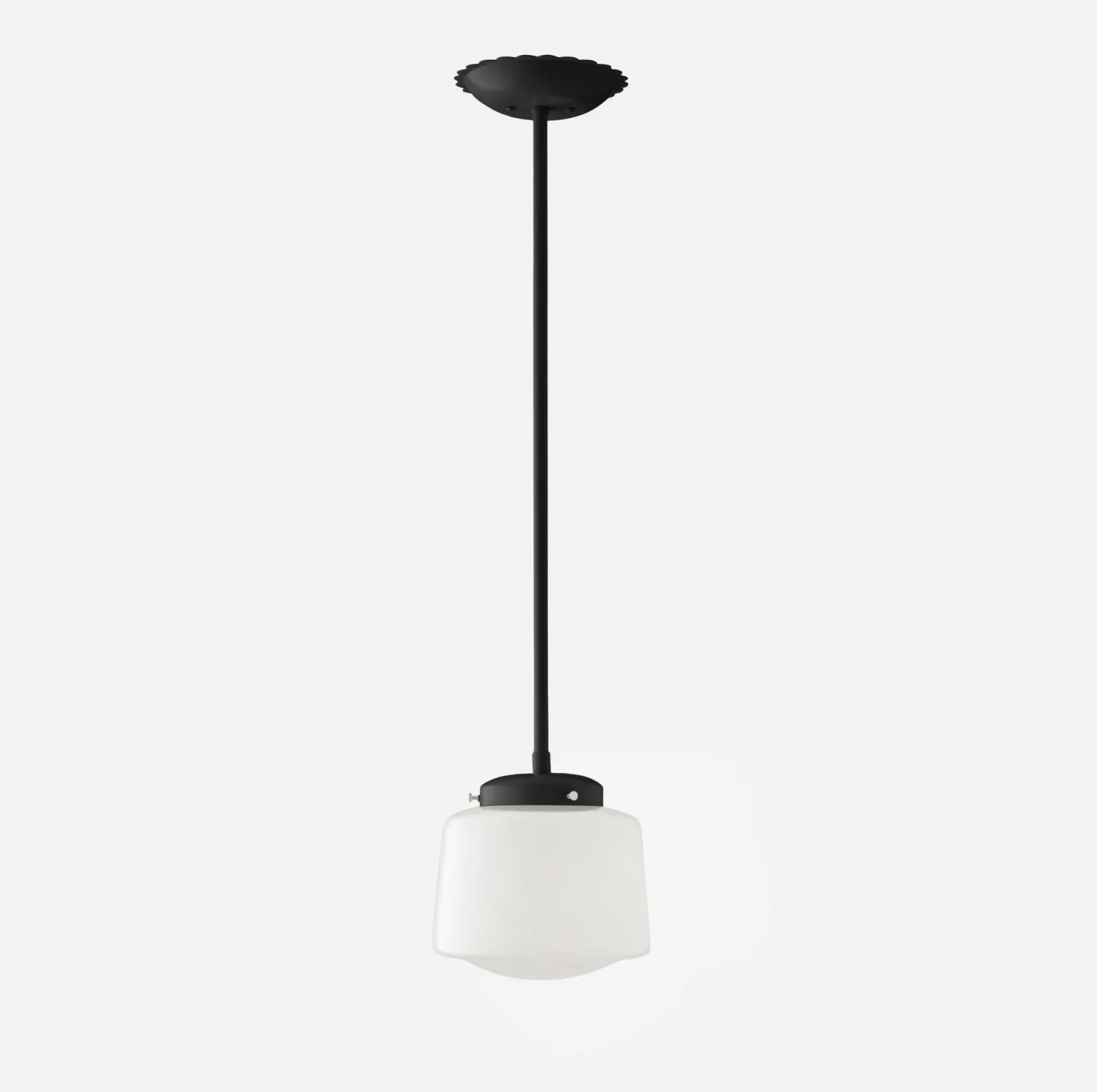 Schoolhouse Fran 4" Rod Pendant Outlet