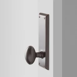 Schoolhouse Freeport Large Door Set with Egg Knob Fashion