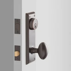 Schoolhouse Freeport Large Door Set with Egg Knob Fashion