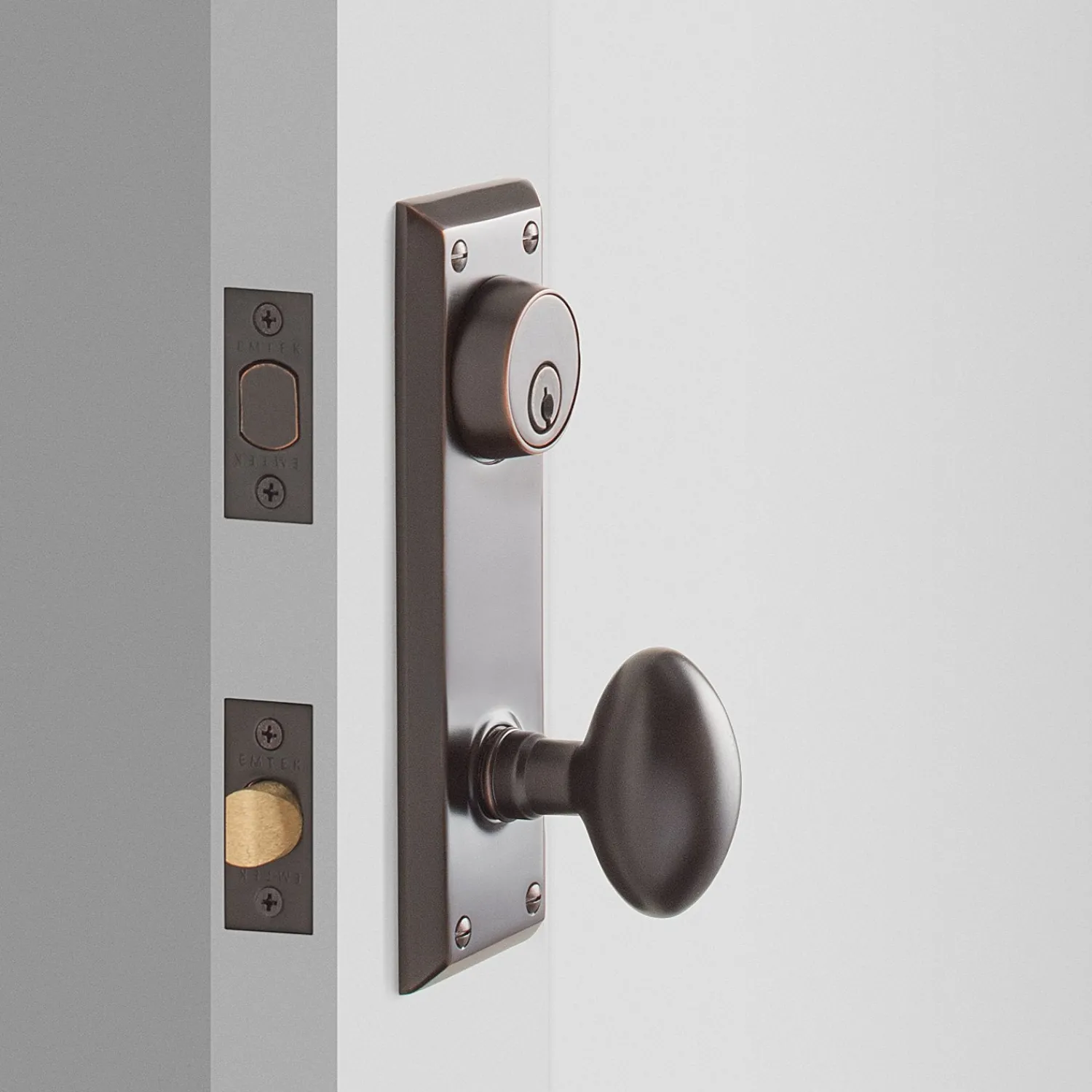 Schoolhouse Freeport Large Door Set with Egg Knob Fashion