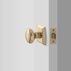 Schoolhouse Freeport Small Door Set with Portsmouth Knob New