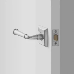 Schoolhouse Freeport Small Door Set with Abbott Lever - Satin Nickel Online