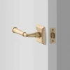 Schoolhouse Freeport Small Door Set with Abbott Lever - Antique Brass Discount