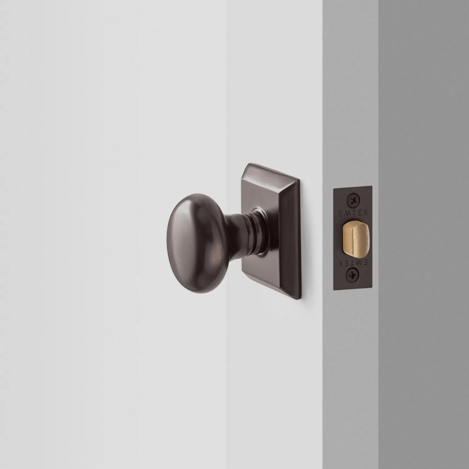 Schoolhouse Freeport Small Door Set with Portsmouth Knob - Oil Rubbed Bronze New