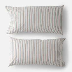 Schoolhouse Fresh Stripe Percale Pillow Case, Set of 2 Online
