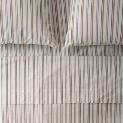 Schoolhouse Fresh Stripe Percale Sheeting Hot