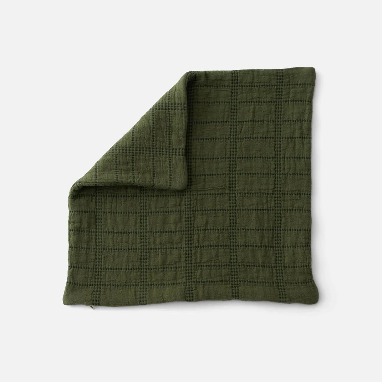 Schoolhouse Grid Stitch Pillow Hot