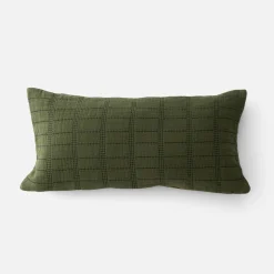 Schoolhouse Grid Stitch Pillow Hot