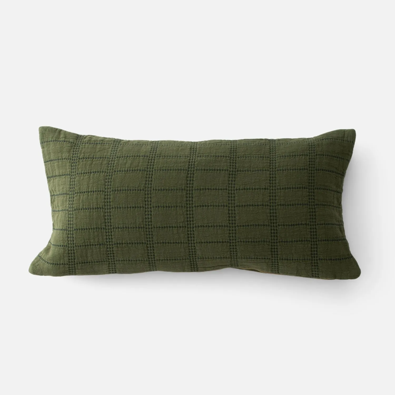 Schoolhouse Grid Stitch Pillow Hot