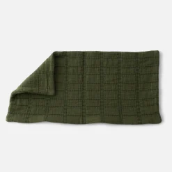 Schoolhouse Grid Stitch Pillow Hot