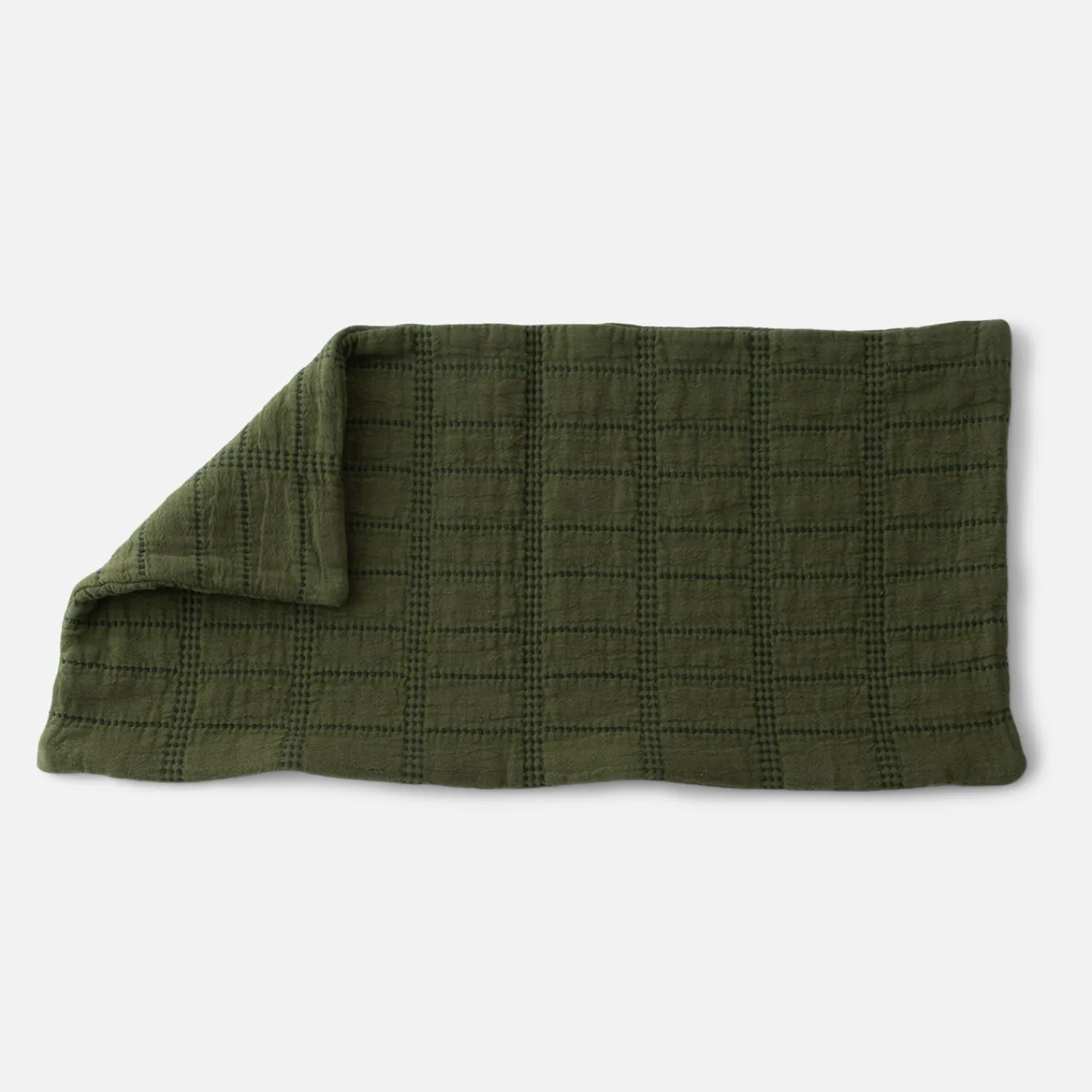 Schoolhouse Grid Stitch Pillow Hot