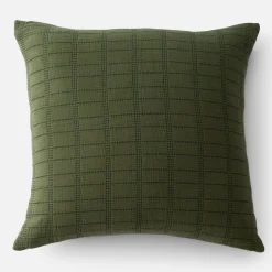 Schoolhouse Grid Stitch Pillow Hot
