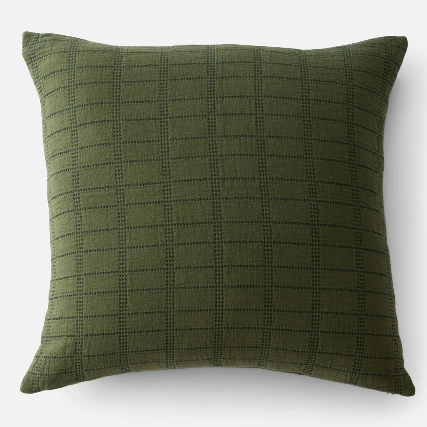 Schoolhouse Grid Stitch Pillow Hot