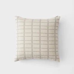 Schoolhouse Grid Stitch Pillow Hot