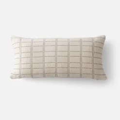 Schoolhouse Grid Stitch Pillow Hot