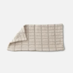 Schoolhouse Grid Stitch Pillow Hot