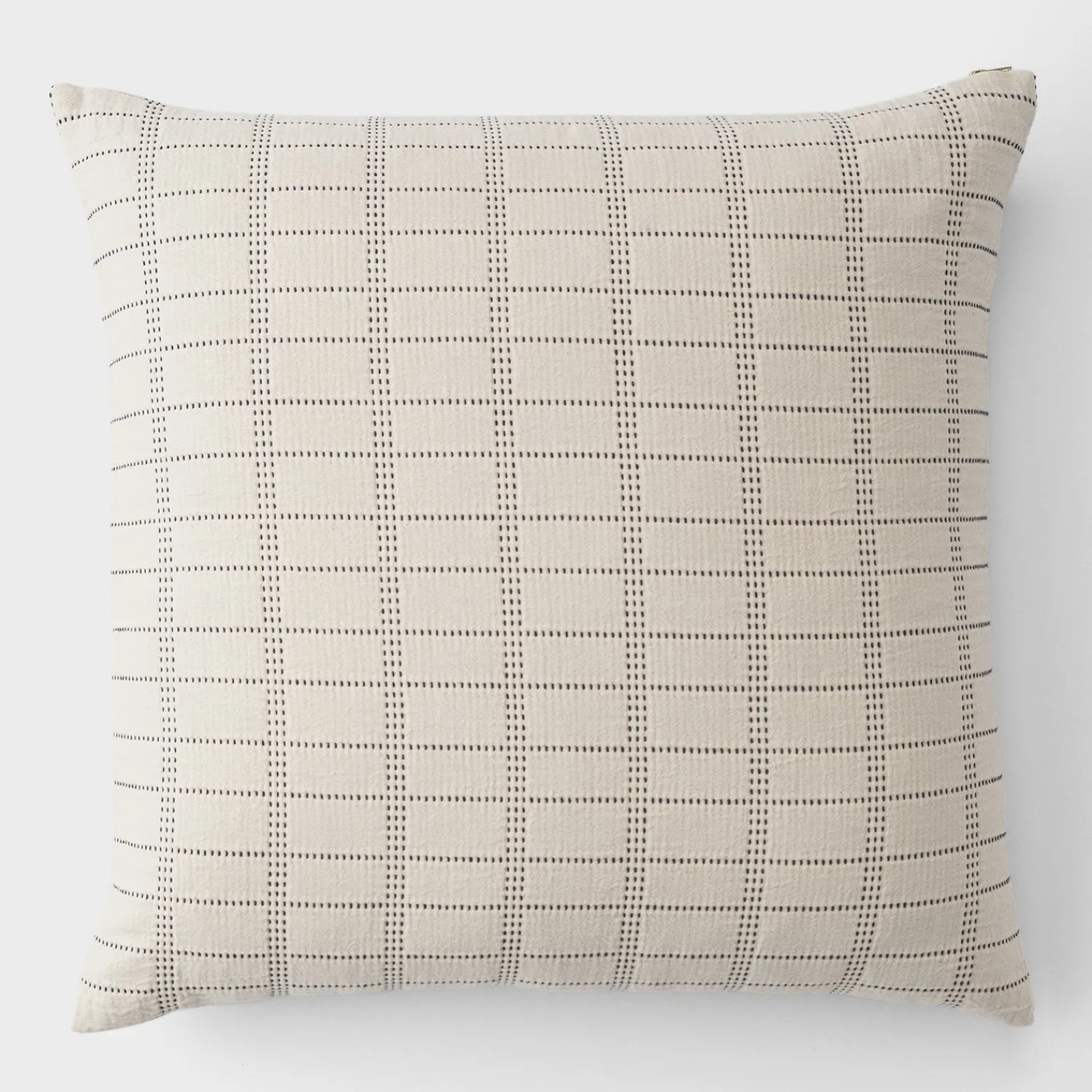 Schoolhouse Grid Stitch Pillow Hot