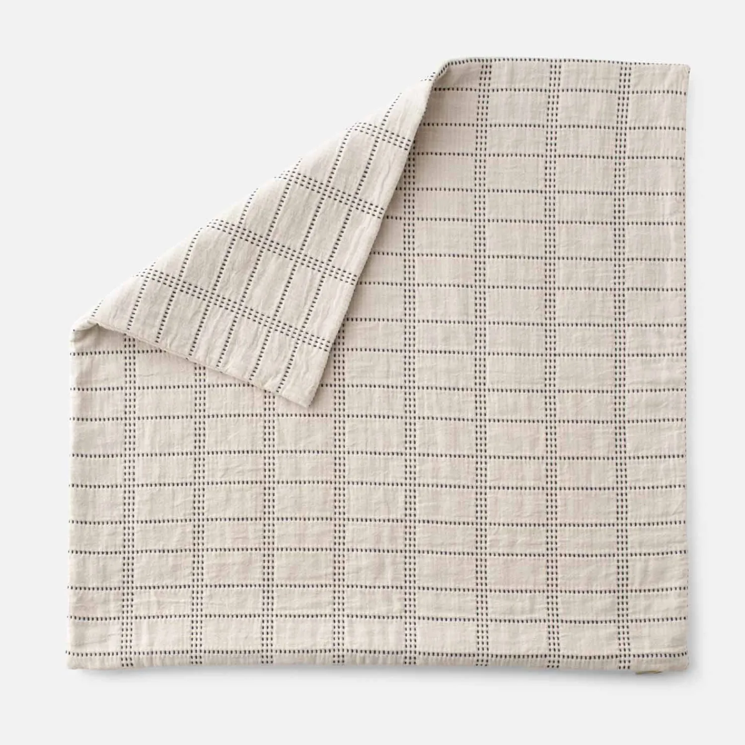 Schoolhouse Grid Stitch Pillow Hot